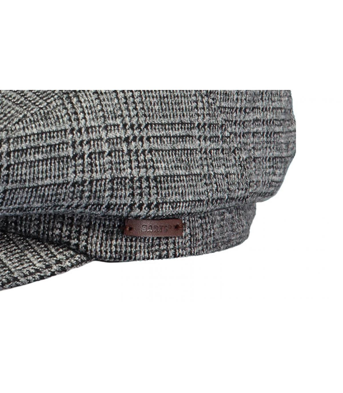 grey wool flat cap Barts